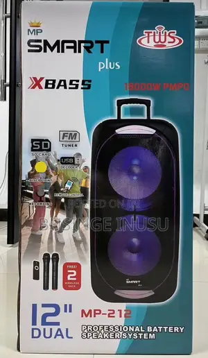 Brand New Mp _212 Smart Plus Professional Battery Speakers System