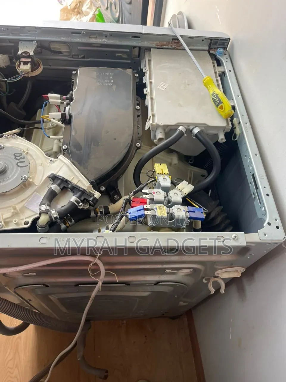 Water Inlet Valve Repair on This Front-Load Washing Machine