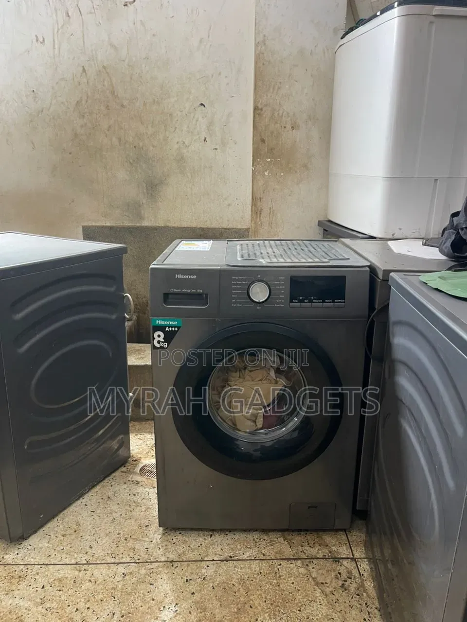 Repair of Titanium-Gray Hisense 8kg Front Load Washing Machine