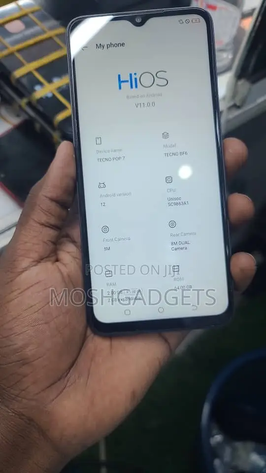 Tecno Pop 7 64 GB Gray
