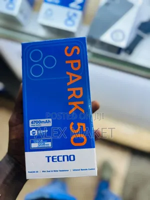 New Tecno Spark 50 128 GB Black