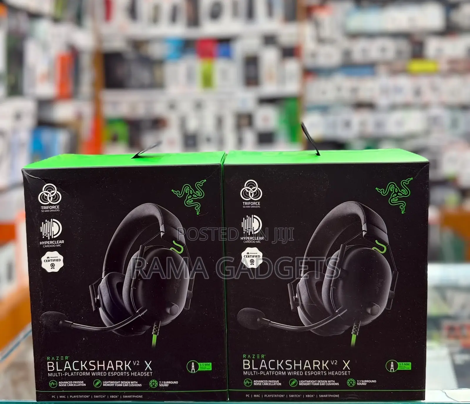 Razer Blackshark V2 X Wired Gaming Headset