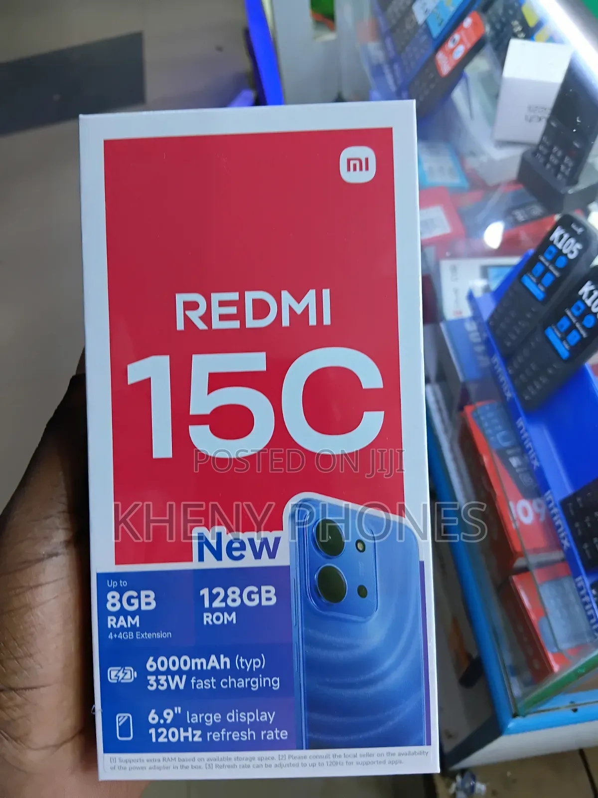 New Xiaomi Redmi 15C 4G 128 GB Red
