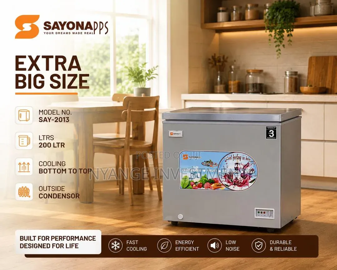 Sayona 200-Liter Deep Freezer (Model Say-2013) . Deep Freezer 2013
