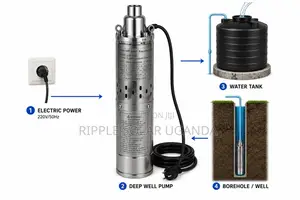 370w AC Borehole Water Pump 80m Deep Well Submersible Pump