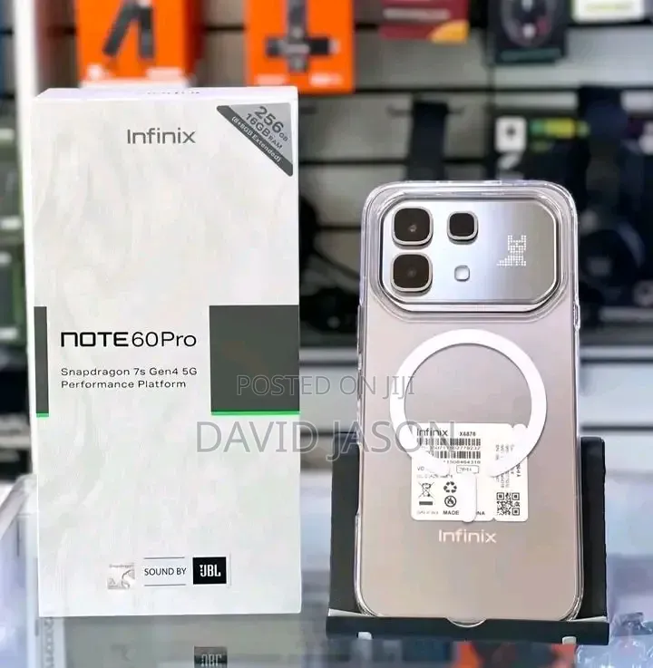 New Infinix Note 60 Pro 256 GB Gray