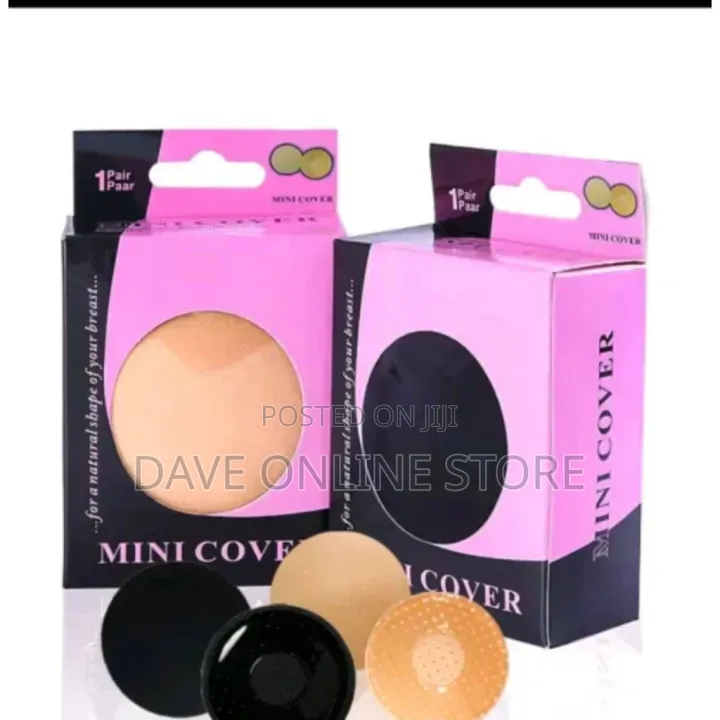 Bio-Adhesive Silicone Glue Petal Round Shapes Nipple Cover Stickers