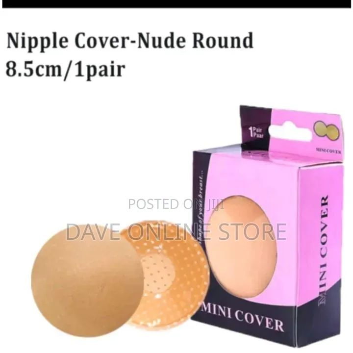 Bio-Adhesive Silicone Glue Petal Round Shapes Nipple Cover Stickers