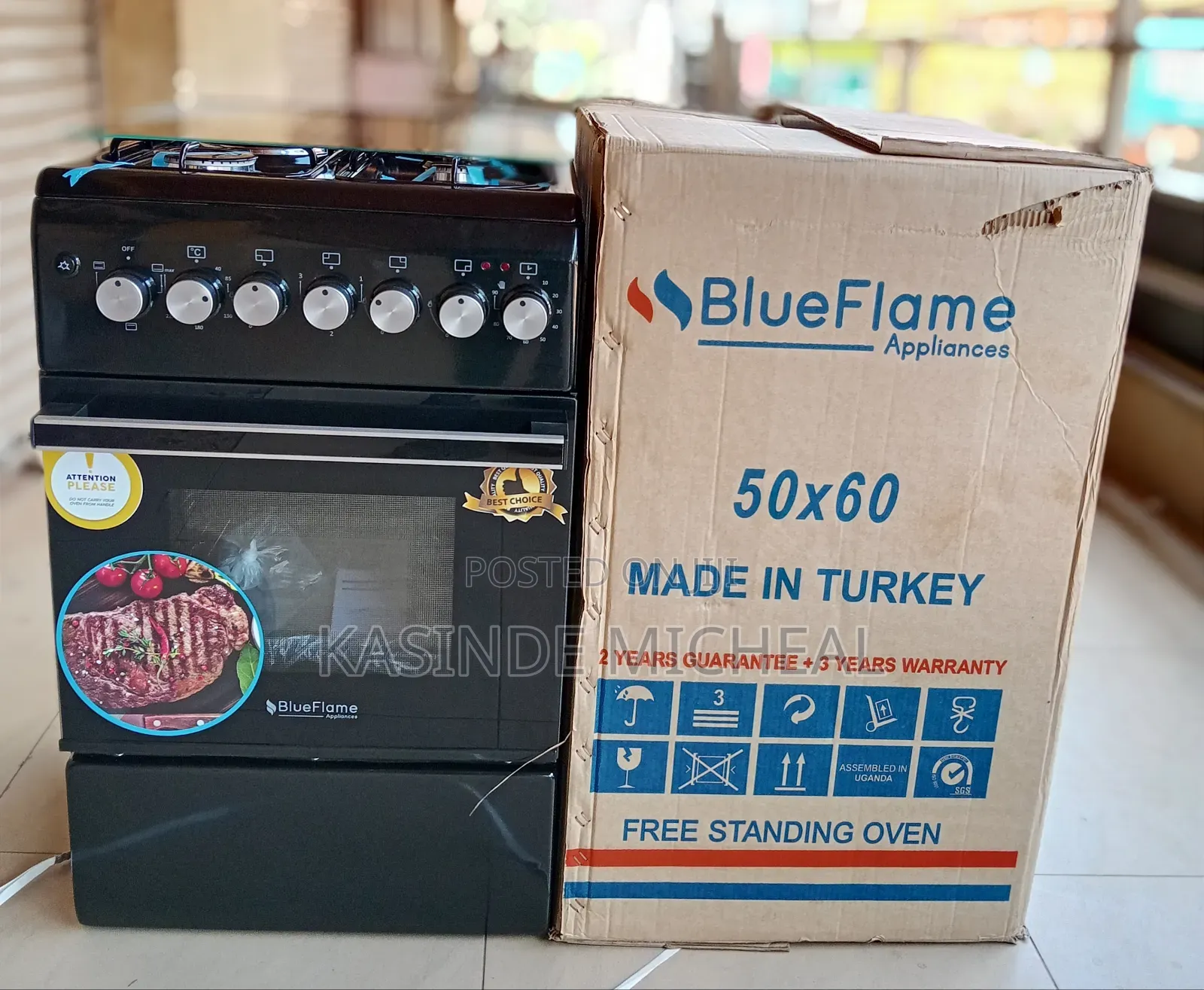Blueflame 50by60 3gas and 1 Electric Plates
