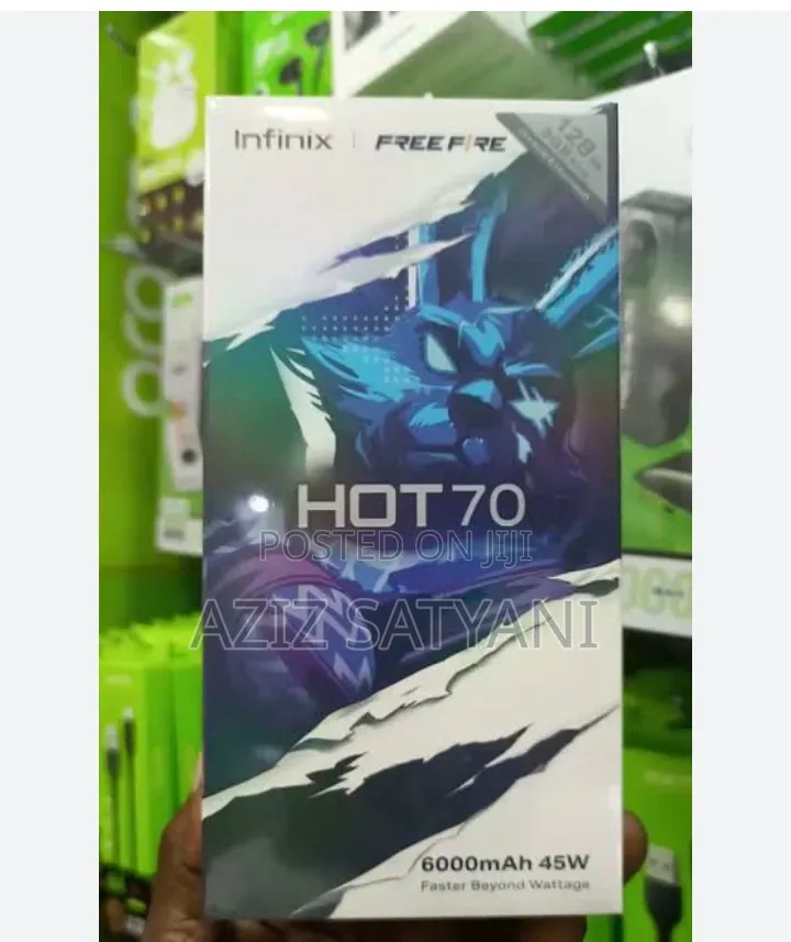 New Infinix Hot 70 256 GB Black