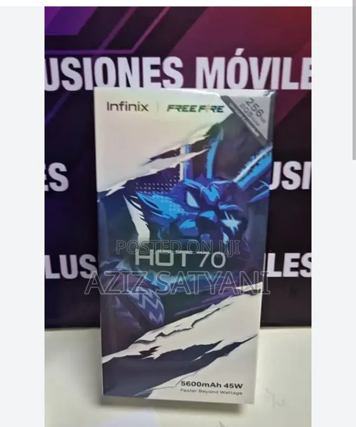 New Infinix Hot 70 256 GB Black