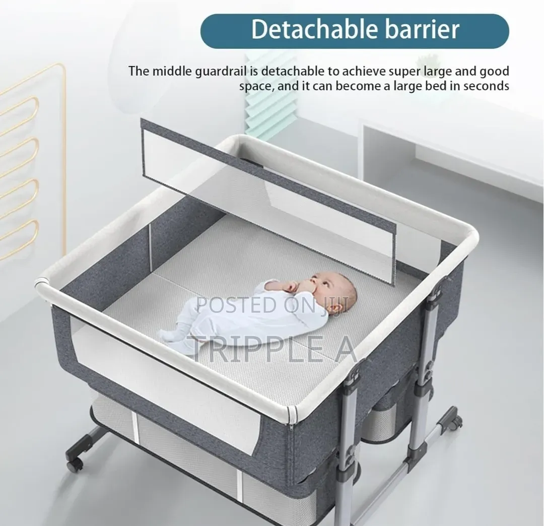Twin Bassinet for Infants, Bedside Crib for 2 Babies