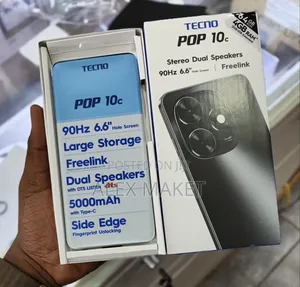 New Tecno Pop 10C 128 GB Black