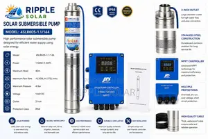 1100w Solar Water Pump 40m Head Borehole 144v High Flow