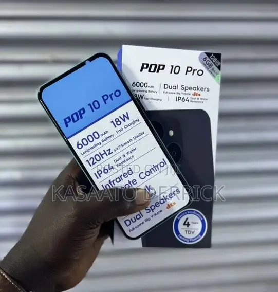 New Tecno Pop 10 Pro 128 GB Blue