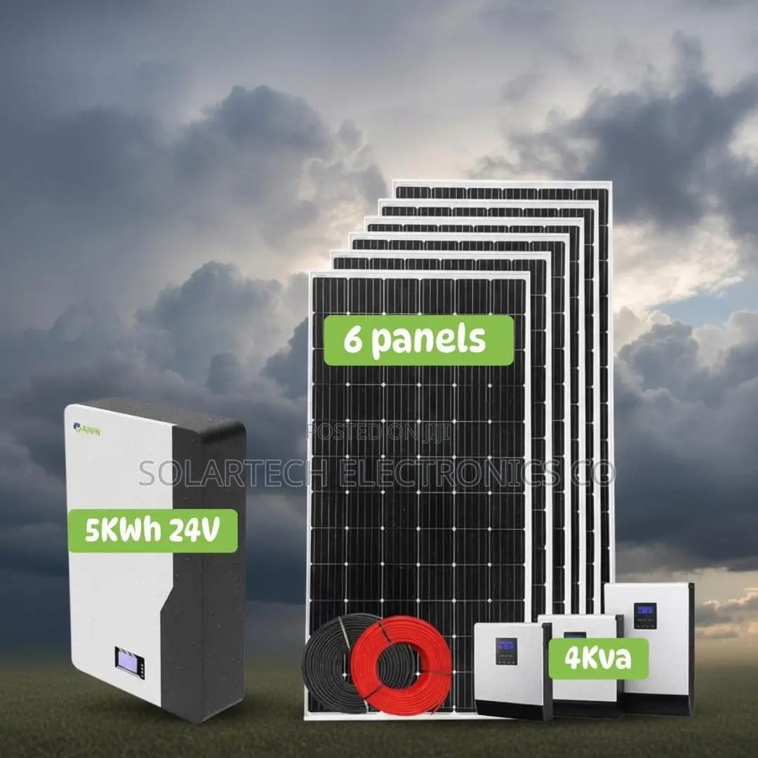 Premium 5kwh 24v 200ah Lifepo4 Solar System | 16-Year Lifespan