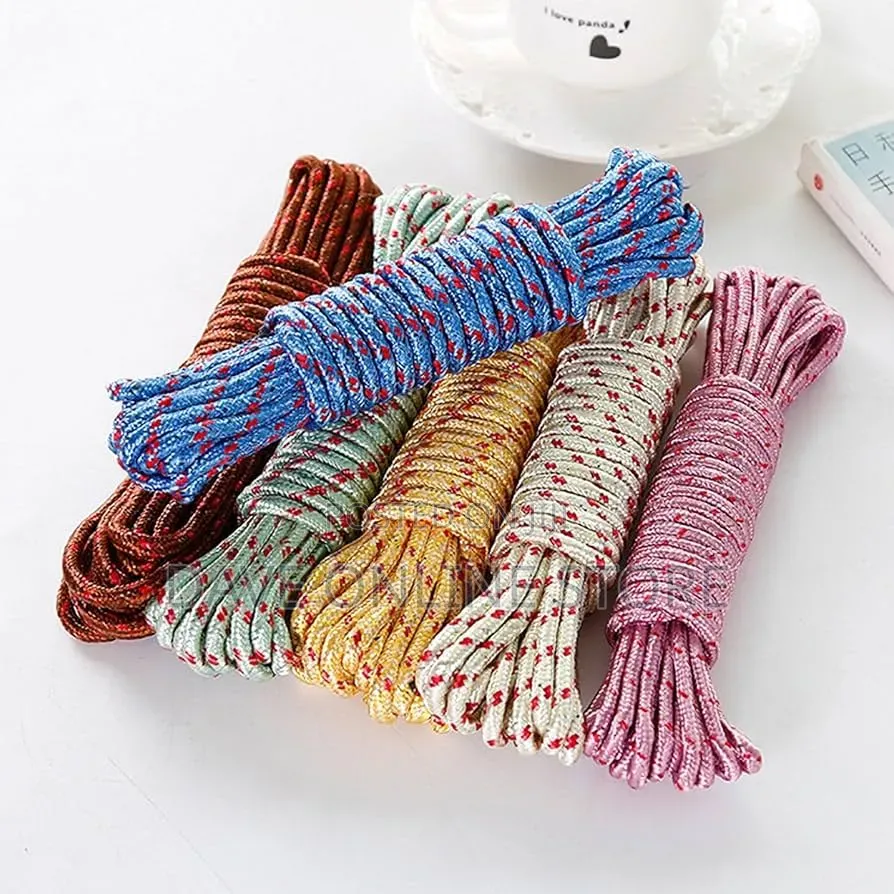 10 Meter Laundry Drying Clothesline Rope Portable Travel Nylon Cord