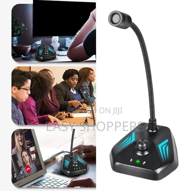 Usb Gooseneck Conference Microphone for Livestreaming and Debate