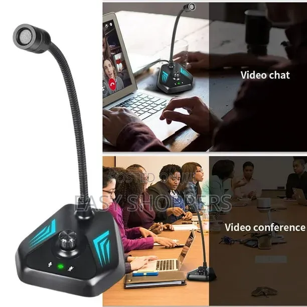 Usb Gooseneck Conference Microphone for Livestreaming and Debate