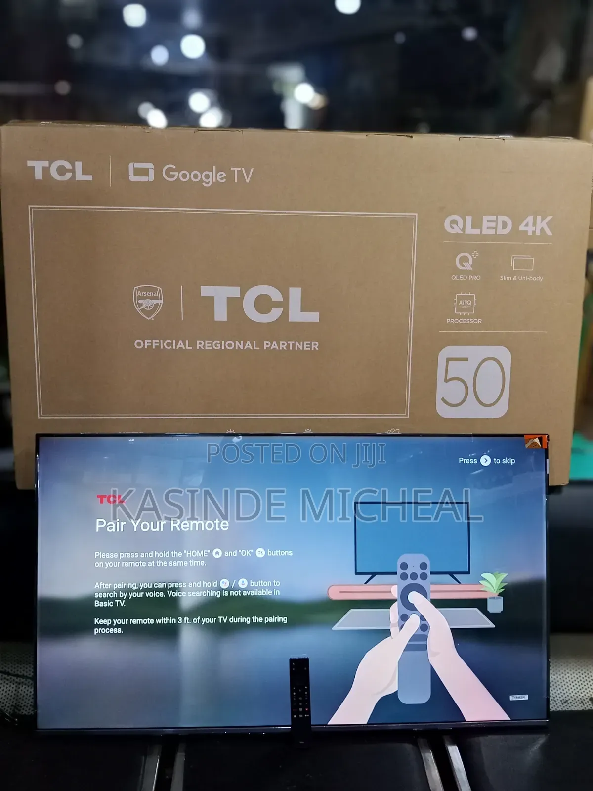 TCL Qled 50inches Tv
