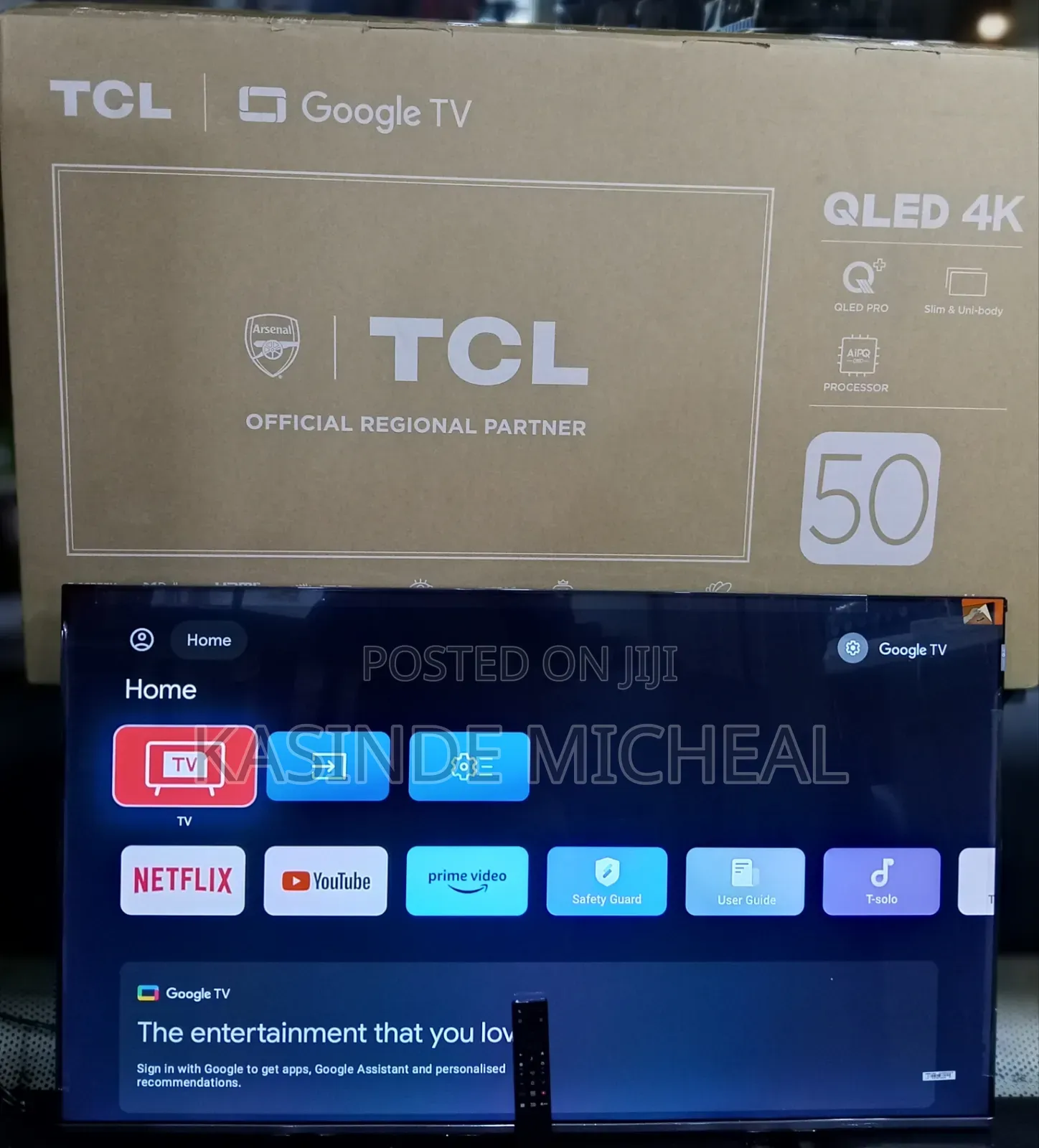 TCL Qled 50inches Tv