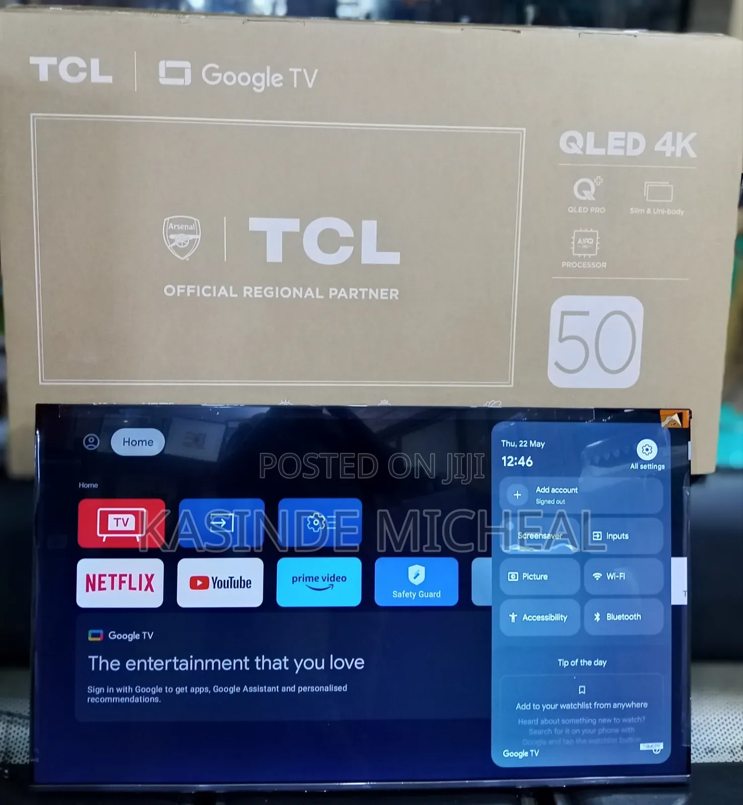 TCL Qled 50inches Tv