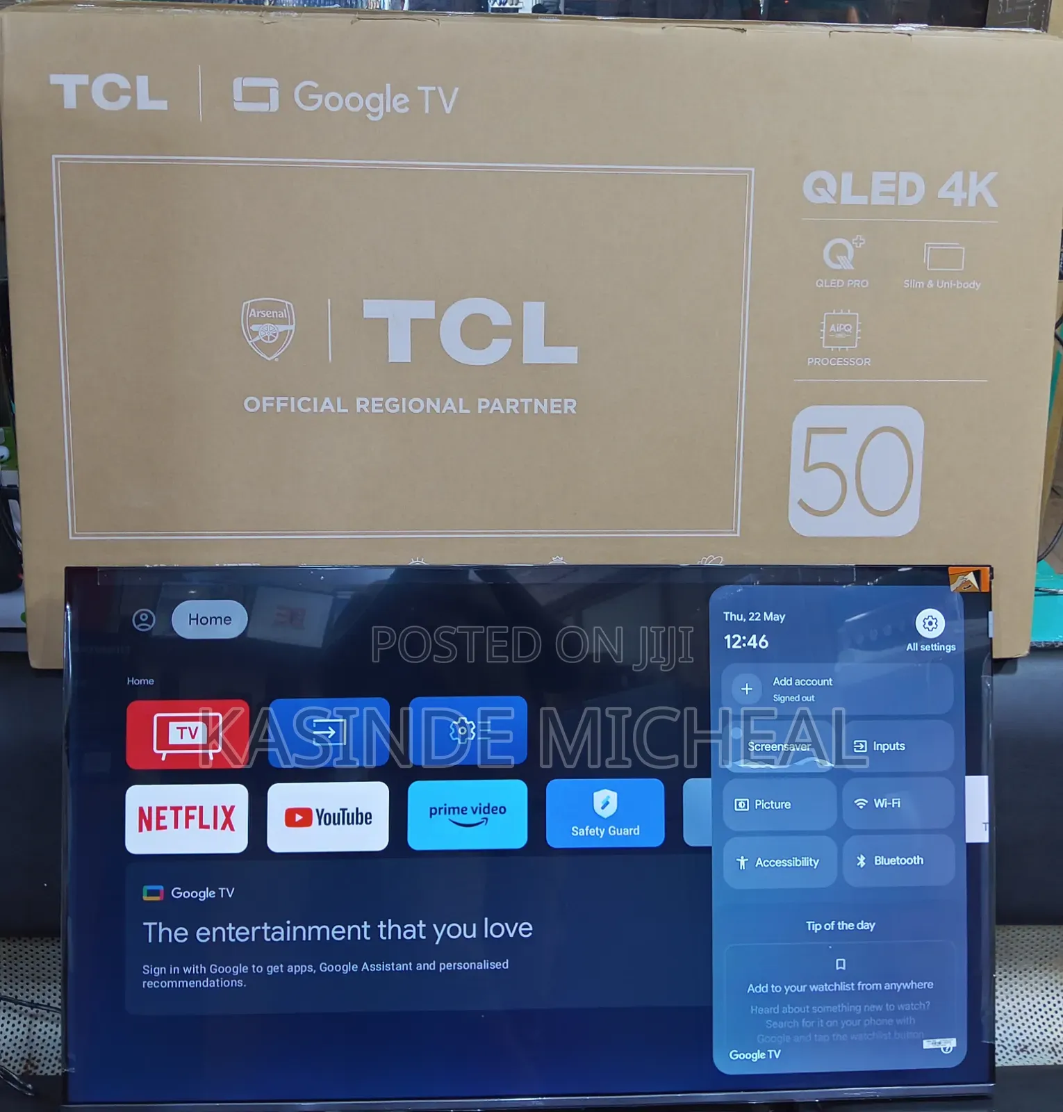 TCL Qled 50inches Tv