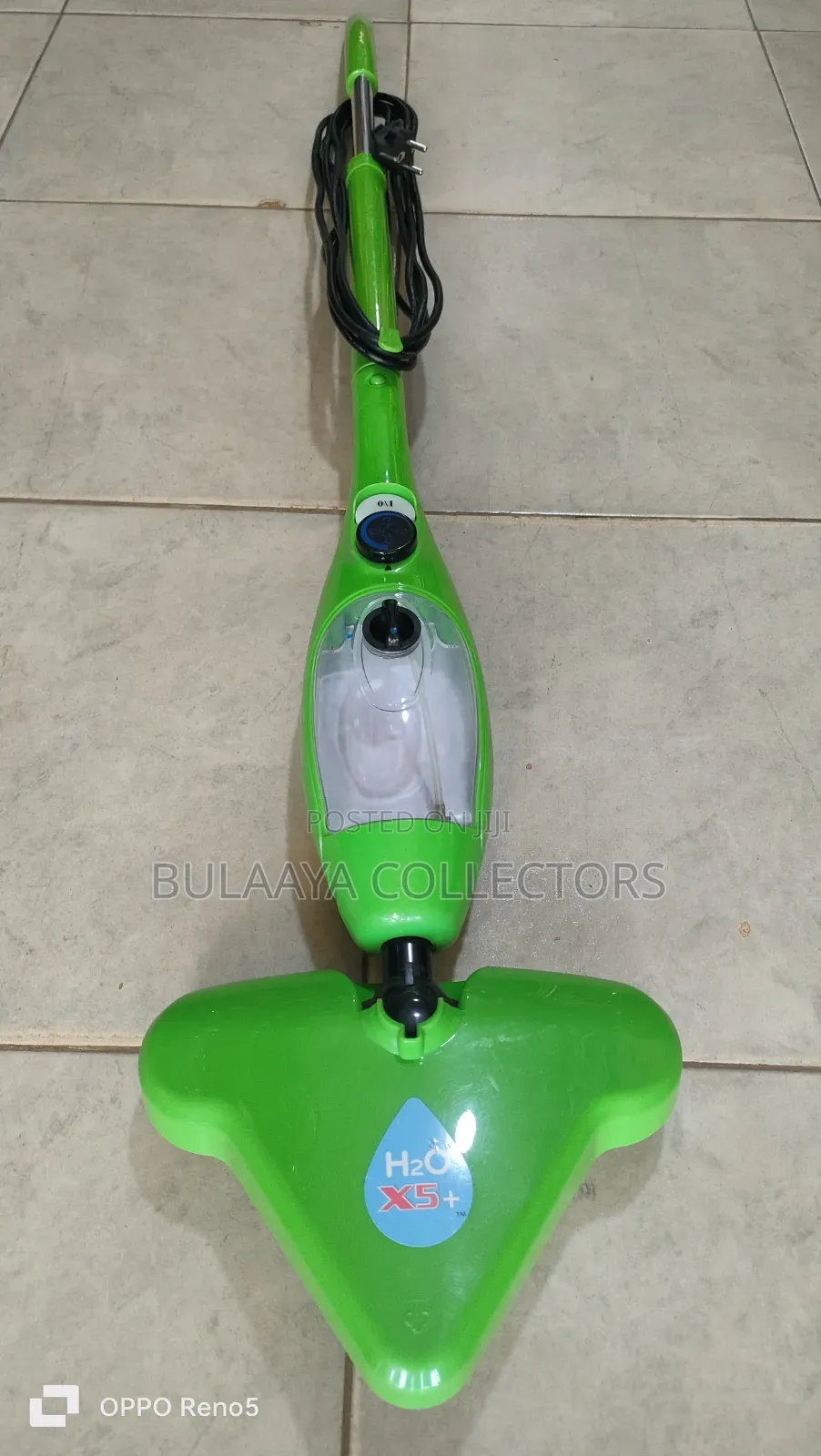 Uk Used H2o X5 5-in-1 Steam Mop and Handheld Steamer.