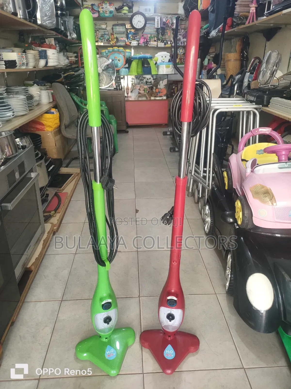 Uk Used H2o X5 5-in-1 Steam Mop and Handheld Steamer.