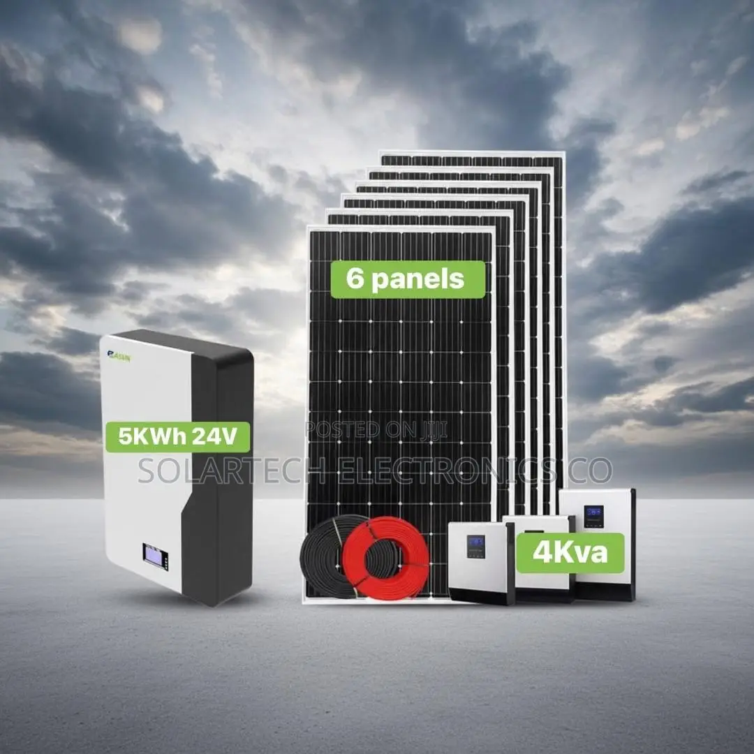 Heavy-Duty 5kwh 24v 200ah Hybrid Solar Package