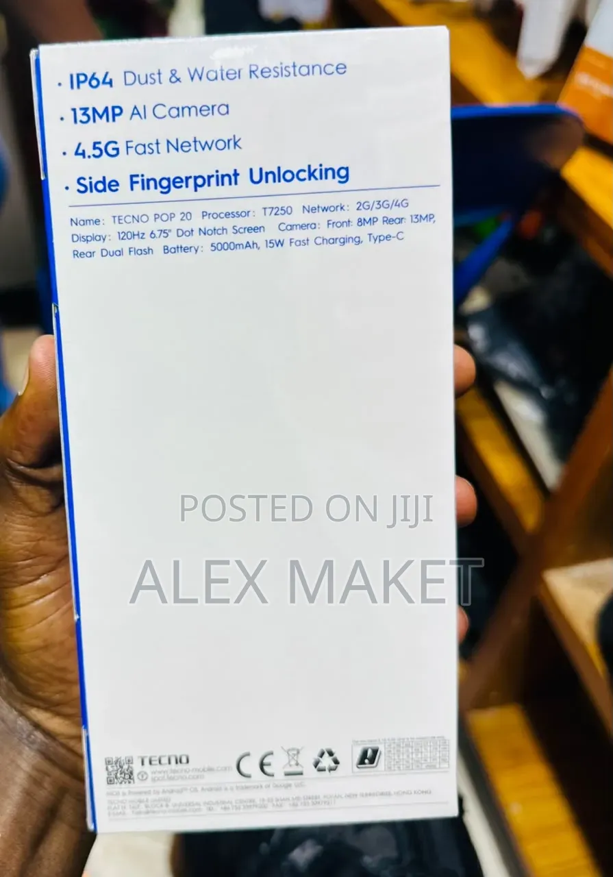 New Tecno Pop 10 64 GB Gray