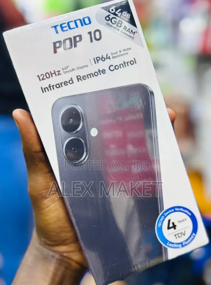 New Tecno Pop 10 64 GB Gray