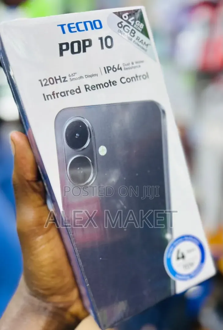 New Tecno Pop 10 64 GB Gray
