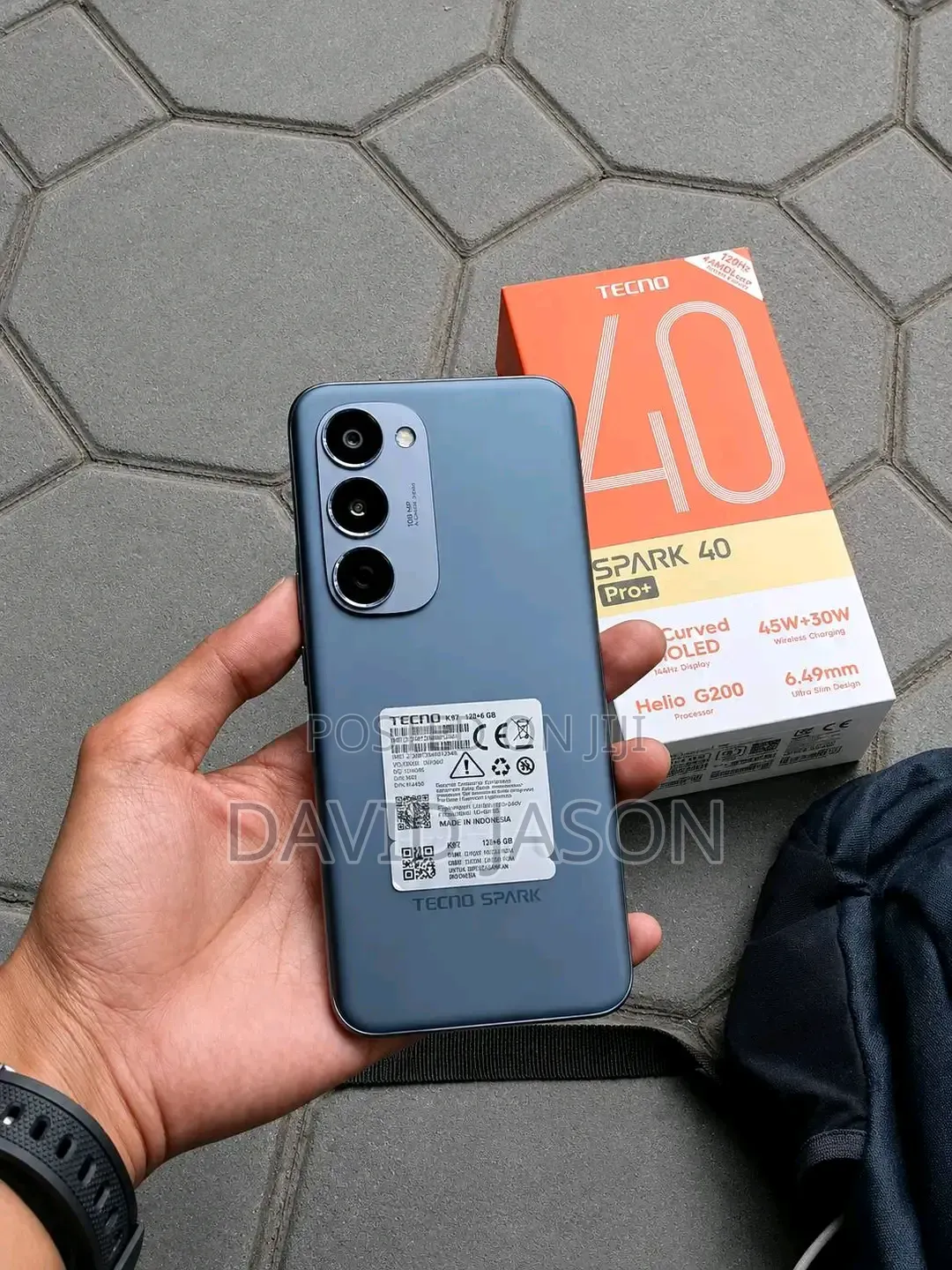 New Tecno Spark 40 Pro+ 256 GB Black