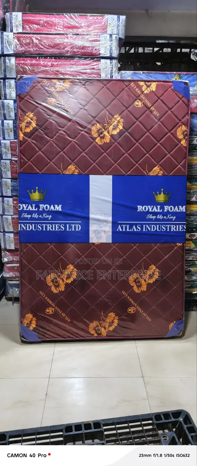 Royalfoam Mattresses 4x6x8 Inches. High Density Mattress