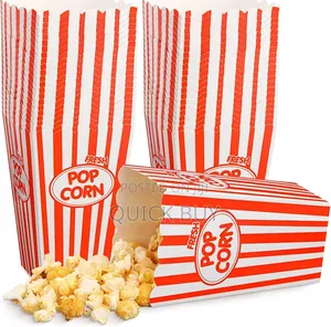 2pcs Reusable Plastic Popcorn Boxes