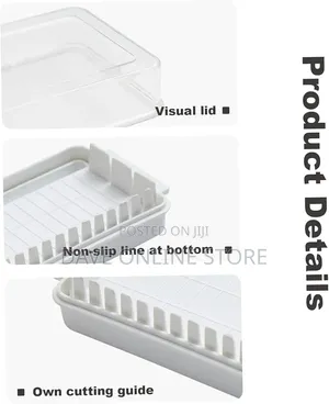 Butter Cutting Box Dish With Lid