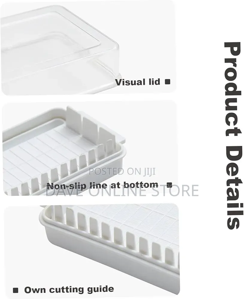 Butter Cutting Box Dish With Lid