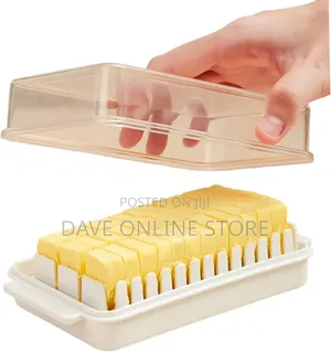 Butter Cutting Box Dish With Lid