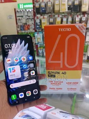 New Tecno Spark 40 Pro+ 256 GB Black