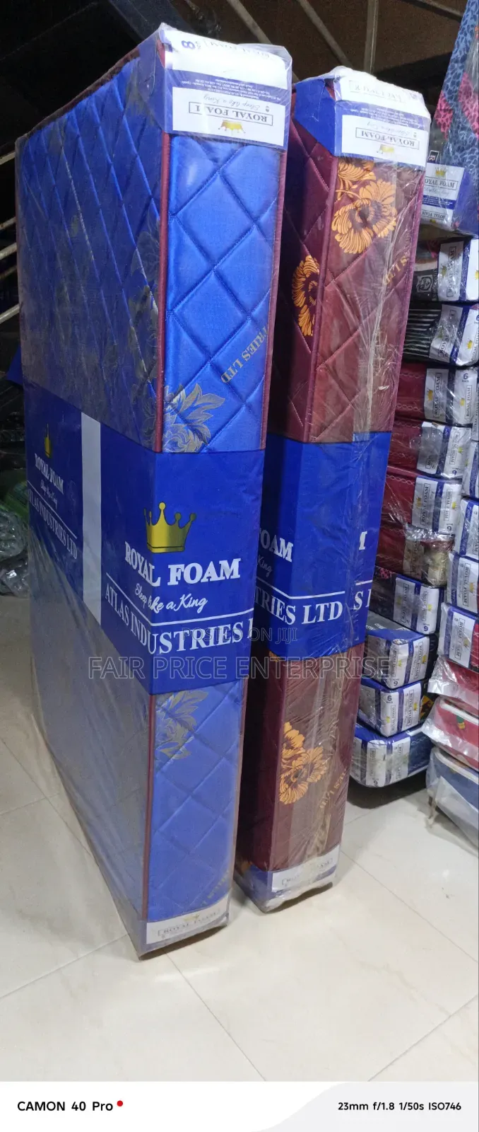 Royalfoam Mattress 5x6x8 Inches. High Density Mattresses