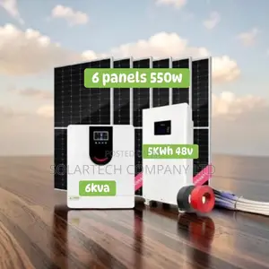 Complete 5kwh 48v 100ah Solar Kit | 6kva Hybrid Inverter