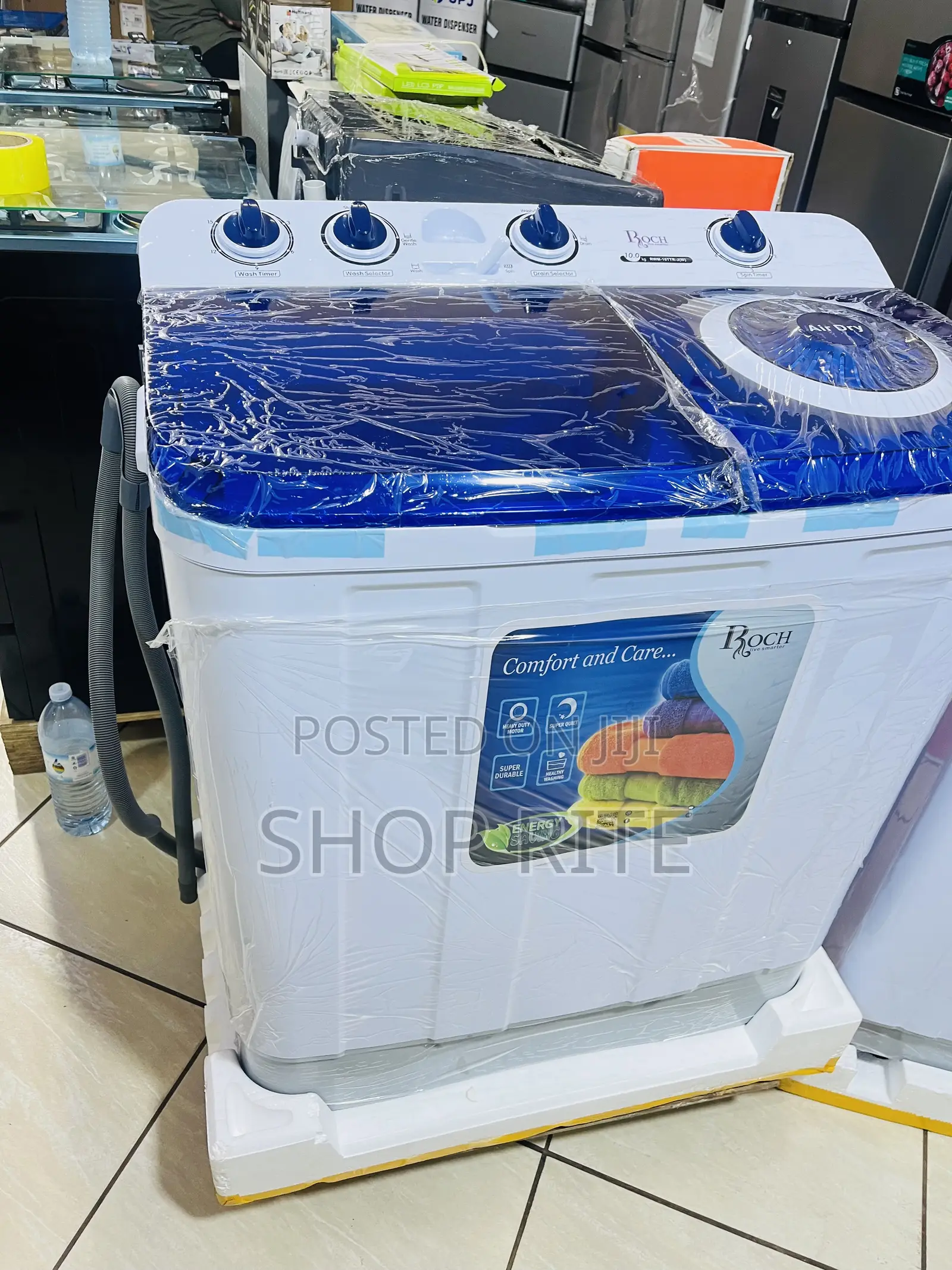 Roch 10 KGS Twin Tub Extra Large Washing Machines