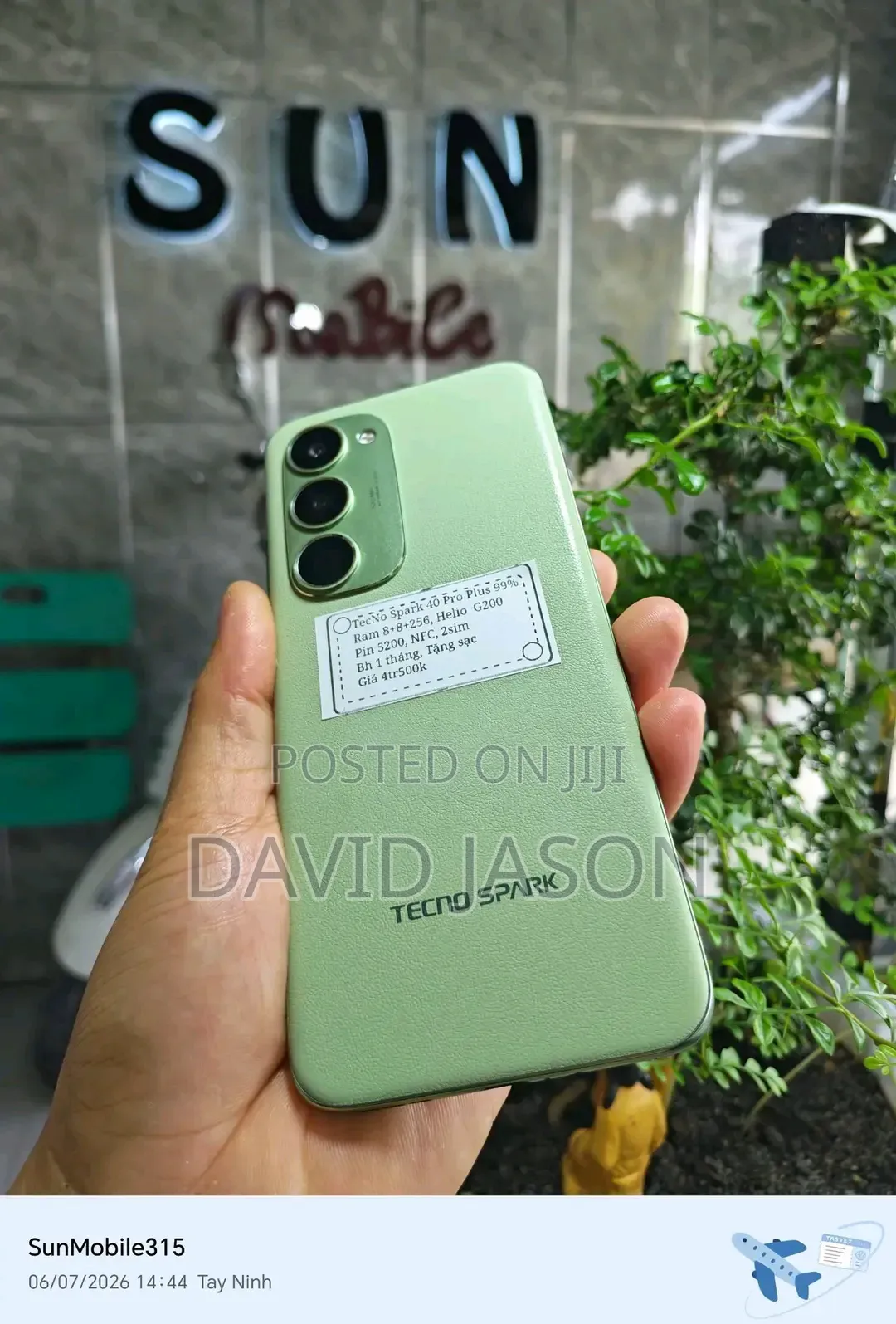 New Tecno Spark 40 Pro+ 256 GB Gold