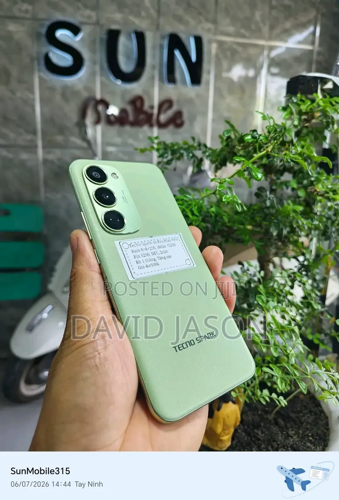 New Tecno Spark 40 Pro+ 256 GB Gold