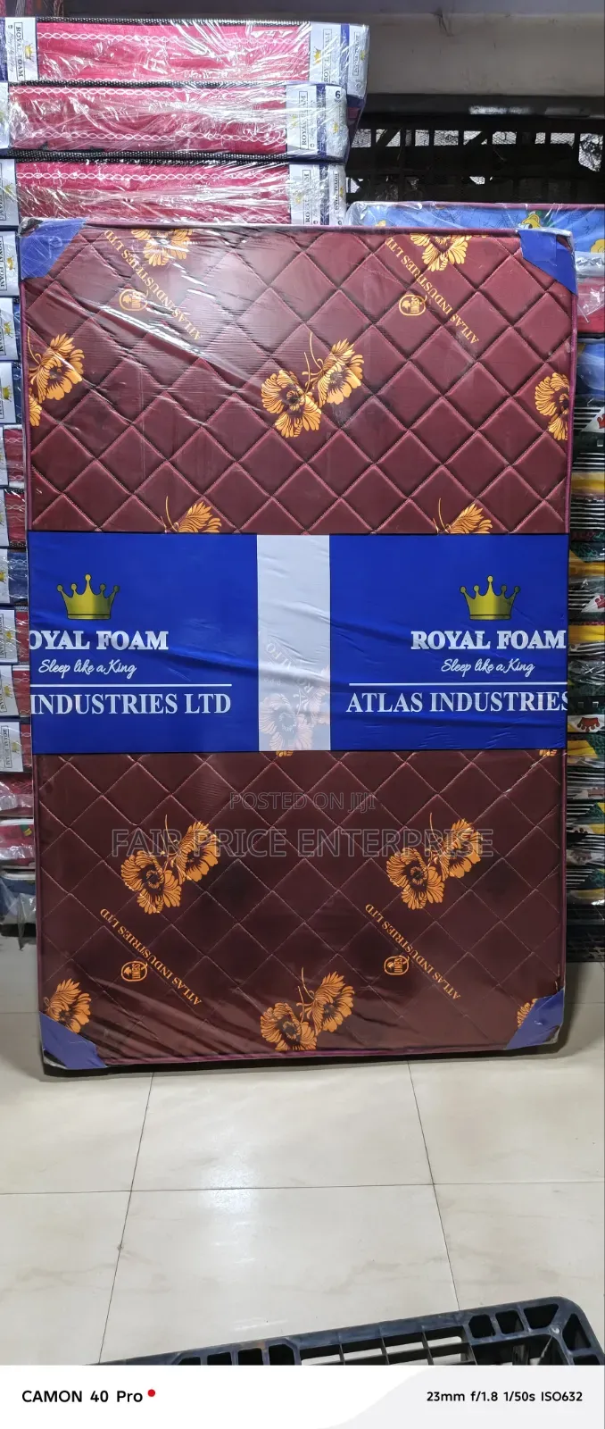 4x6x8 Inches. Royalfoam Mattresses High Density