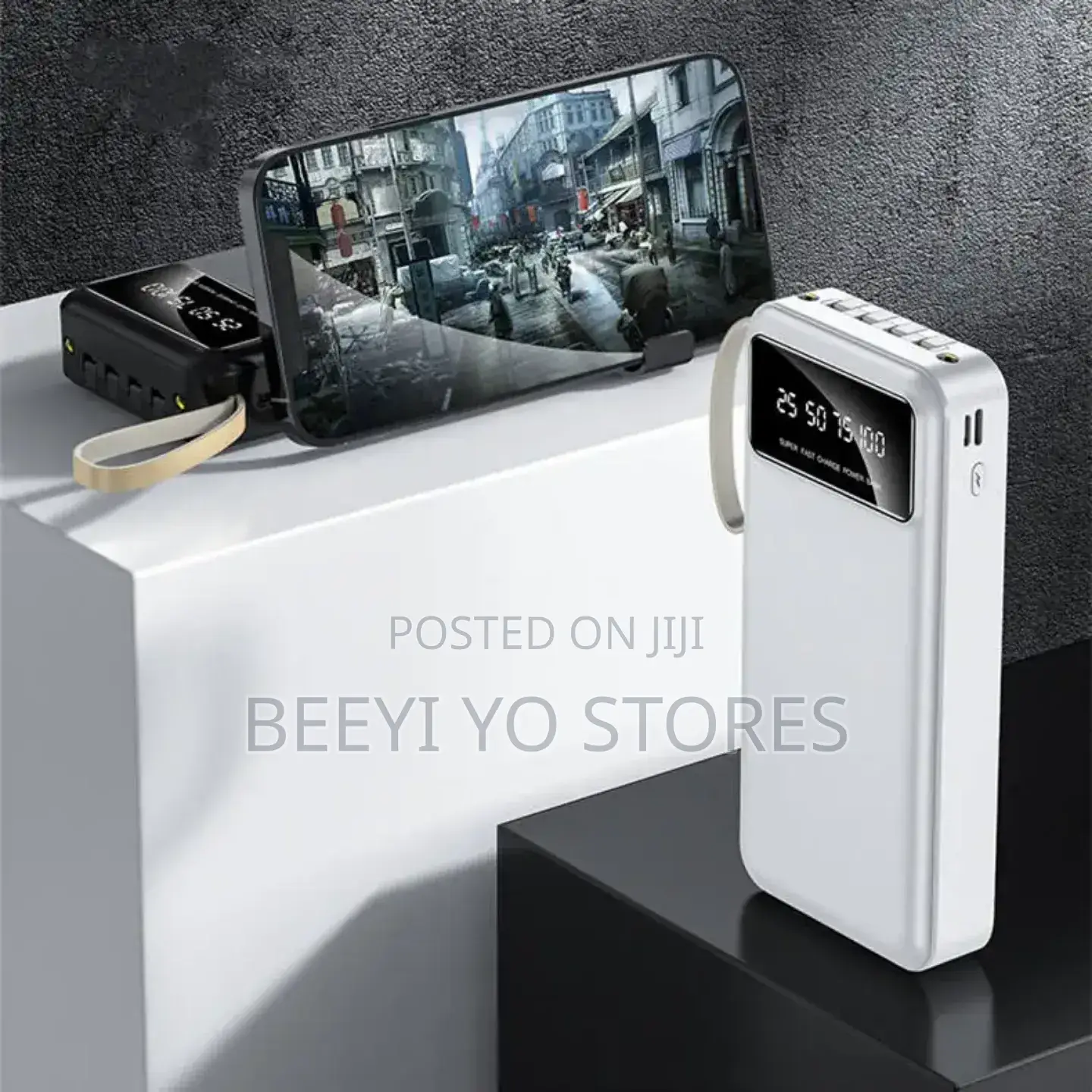 ​Luckiestar 10,000mah Power Bank With Built-in Cables