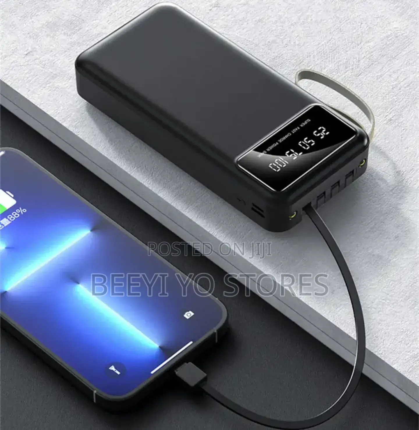 ​Luckiestar 10,000mah Power Bank With Built-in Cables