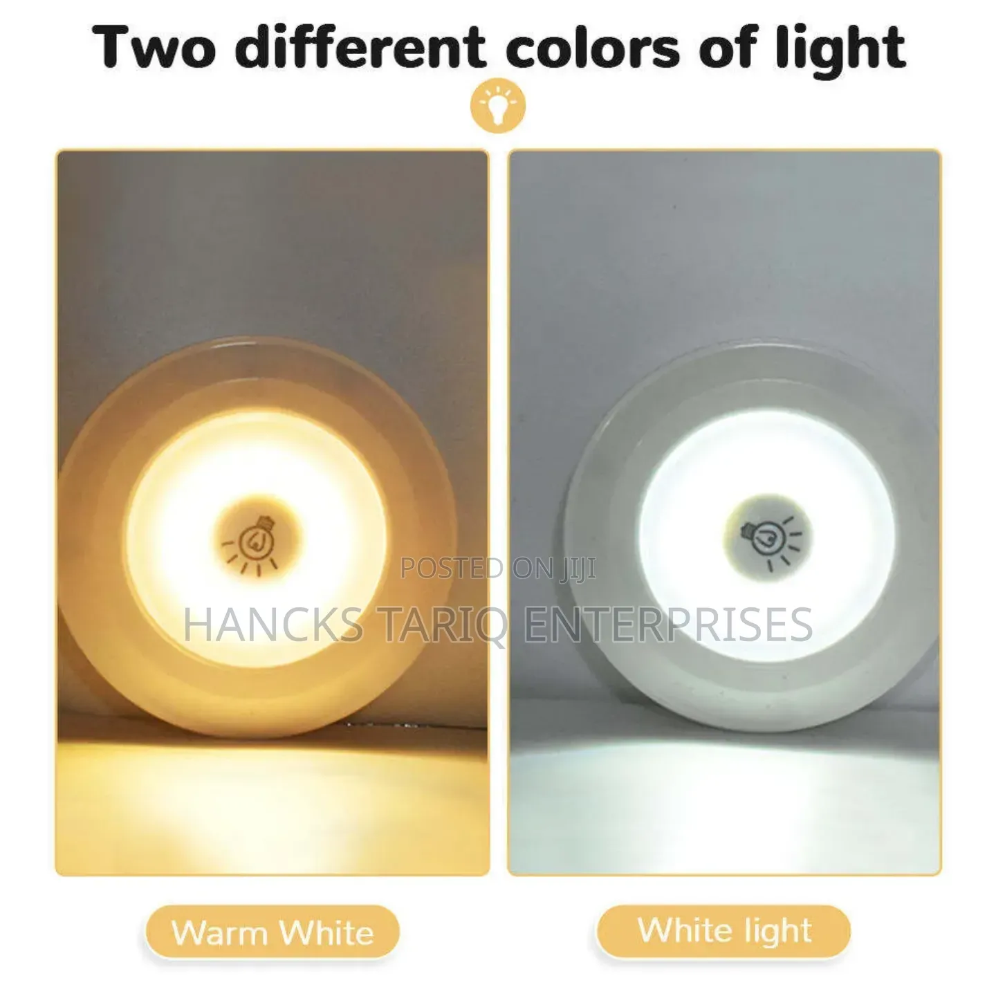 Wireless Led Lights With Remote Control (Set of 3)