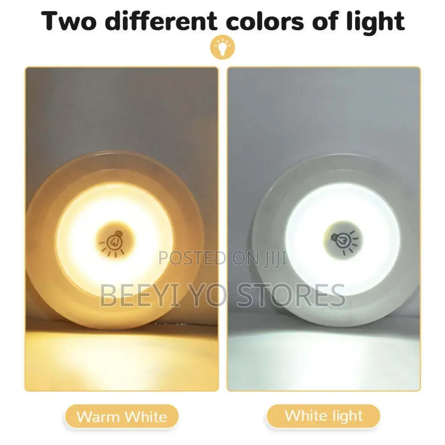 Wireless Led Lights With Remote Control (Set of 3)